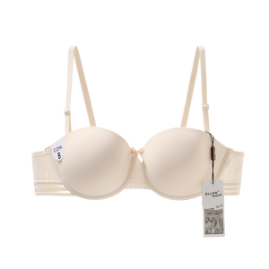 Comfortable deep V-chest gathered women's underwear looks big, sexy, anti sagging, breathable, sexy, adjustable bra
